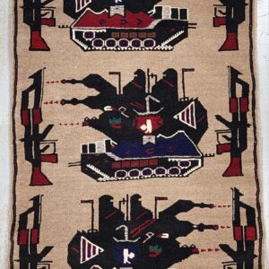 Afghan Rug - AK's and Vehicle Design